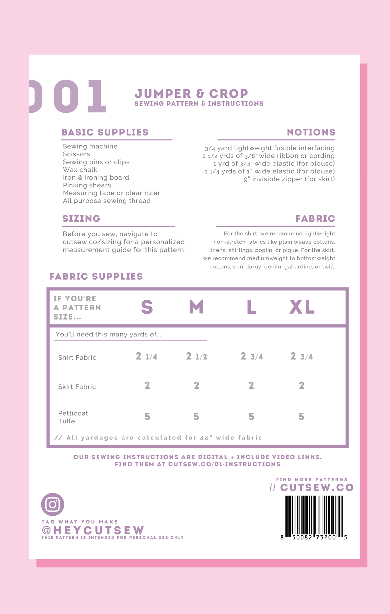 001 // JUMPER & CROP