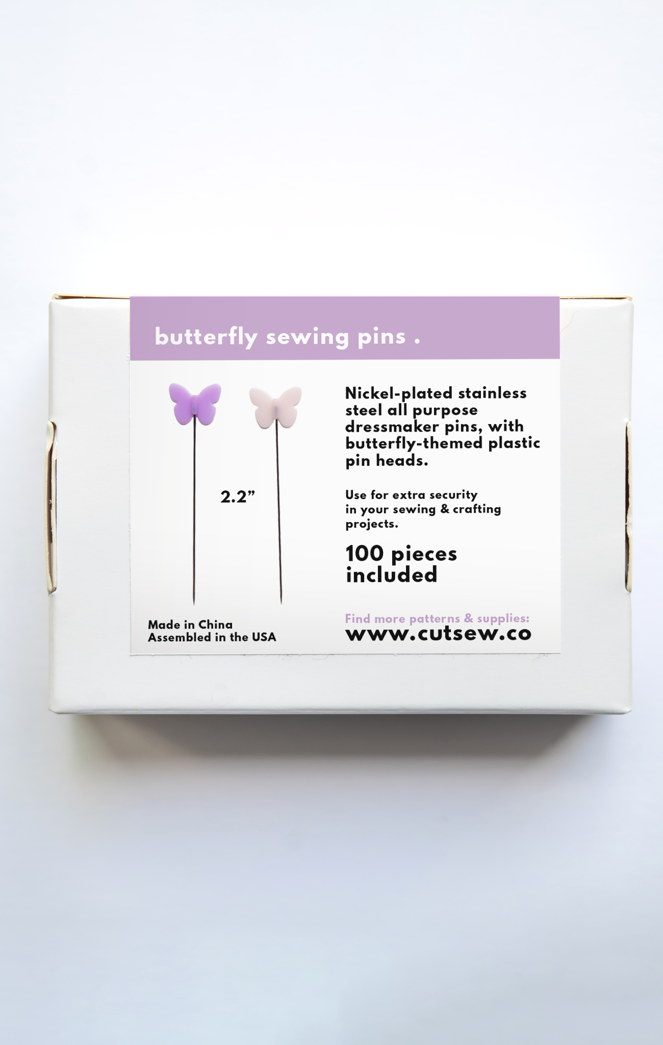 Butterfly Sewing Pins