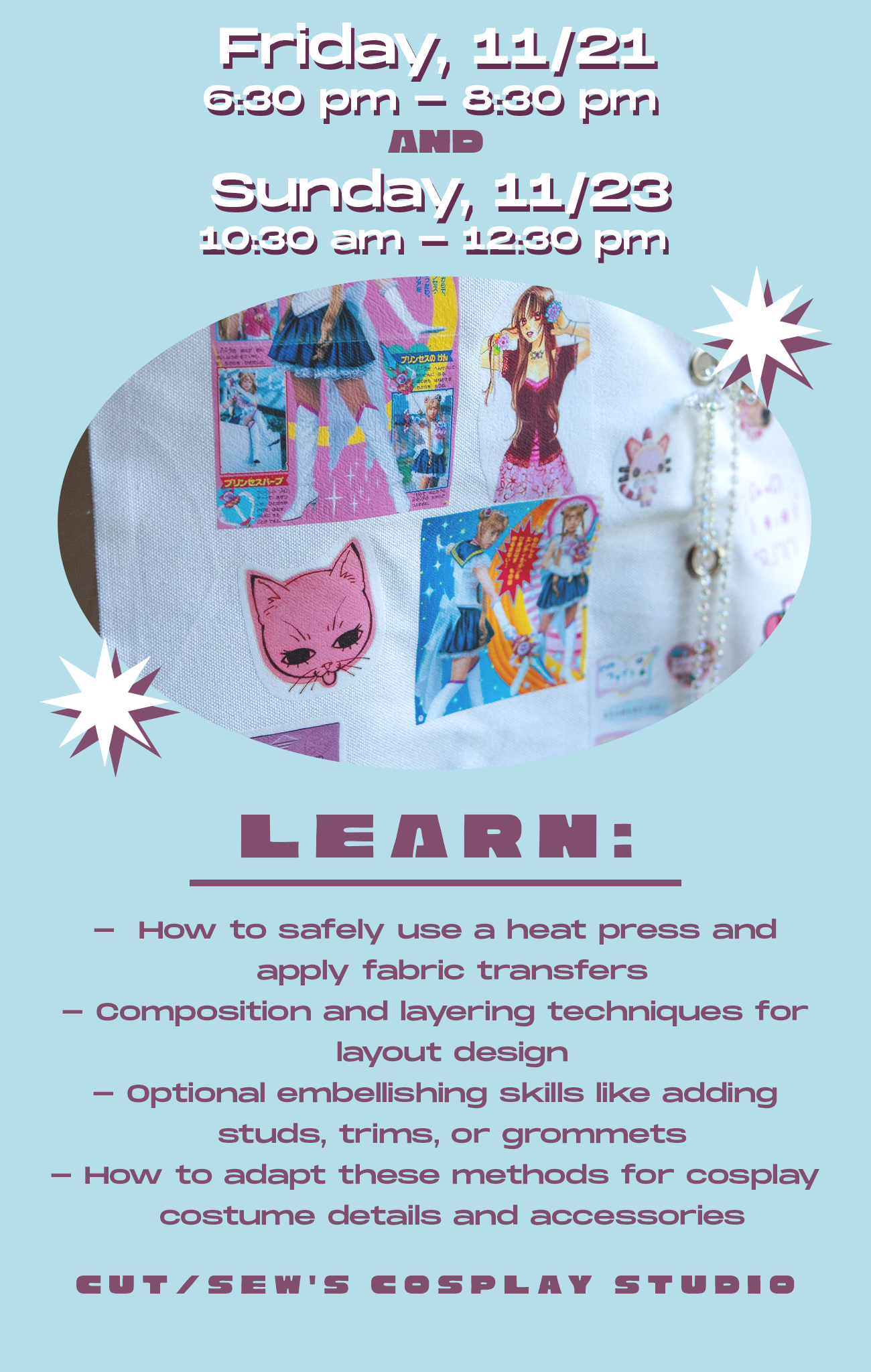COLOSSAL CLASS // Custom Surface Design: Collaging with Heat Transfers