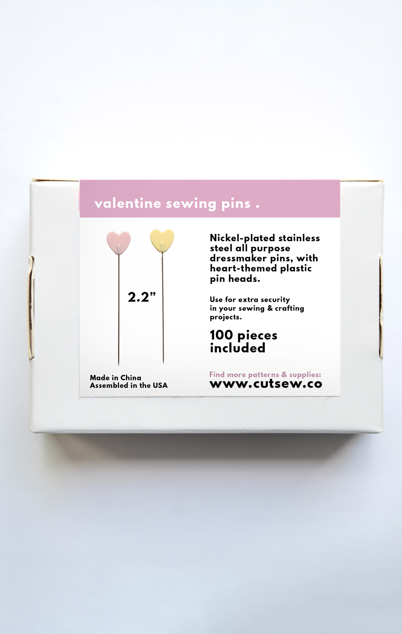 Valentine Sewing Pins