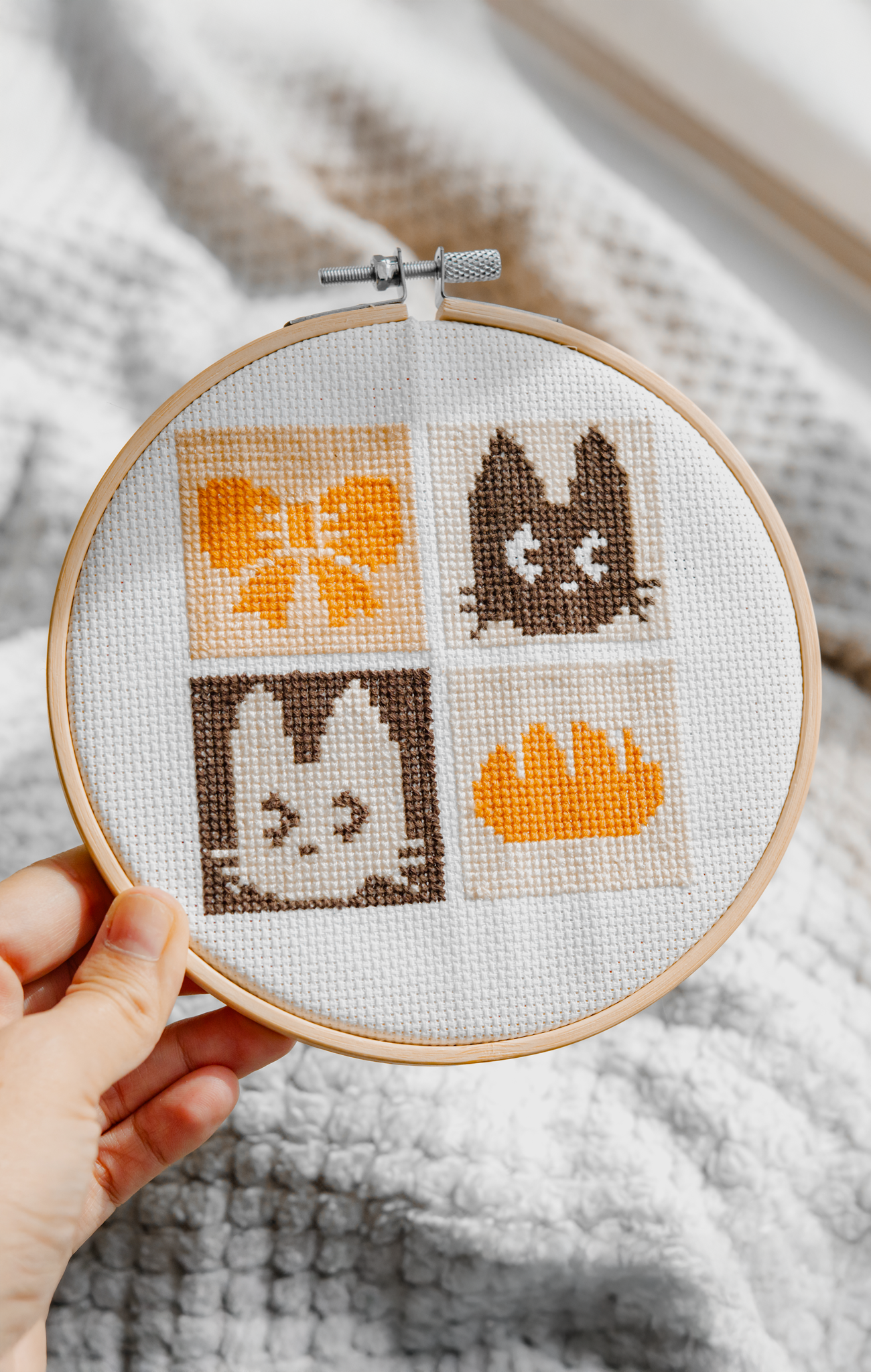 CRA/FTS // JIJI 6" Digital Cross Stitch Pattern