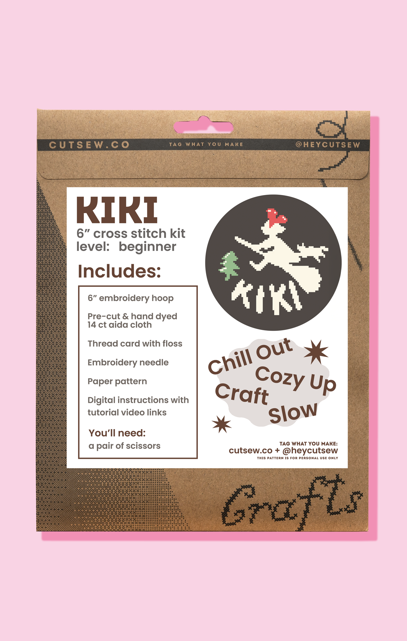 CRA/FTS // KIKI Cross Stitch Kit