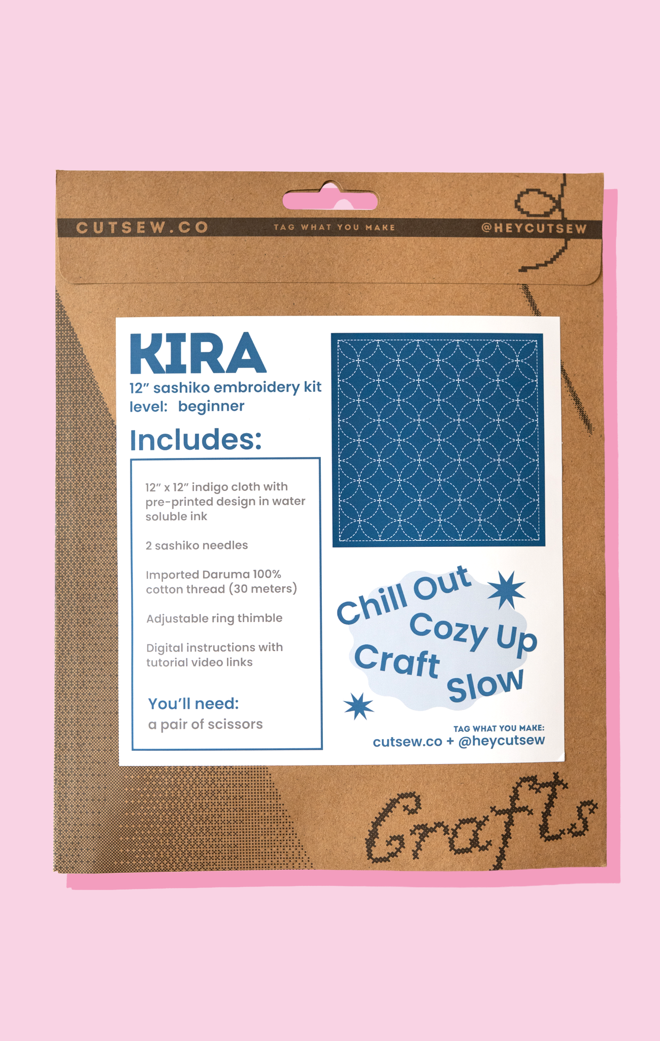 CRA/FTS // Kira Sashiko Embroidery Kit