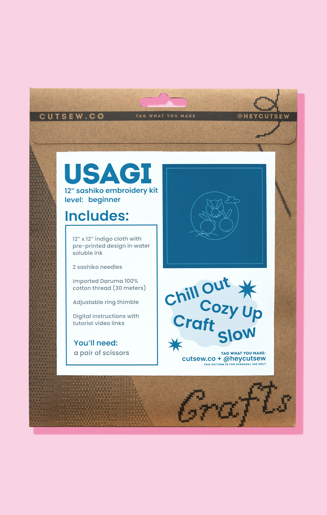 CRA/FTS // USAGI Sashiko Embroidery Kit