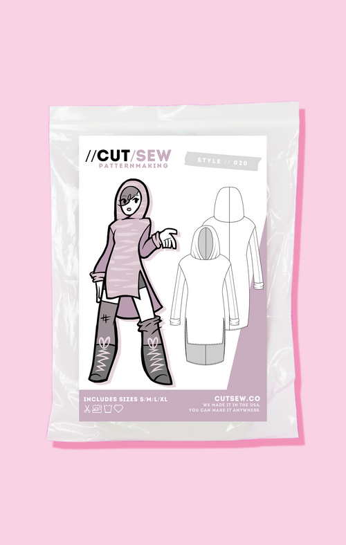 CUT/SEW Beginner Friendly Unisex Tunic Sewing Pattern