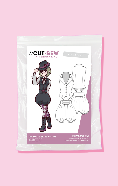 CUT/SEW Beginner Friendly Ouji Lolita Sewing Pattern