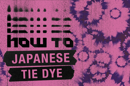 HOW TO: Japanese Shibori Tie Dye
