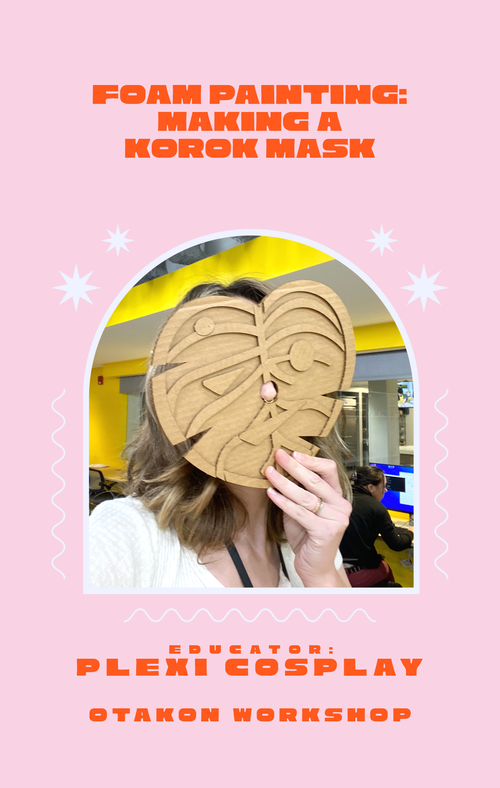 CLASS AT OTAKON // Foam Painting: Making a Korok Mask