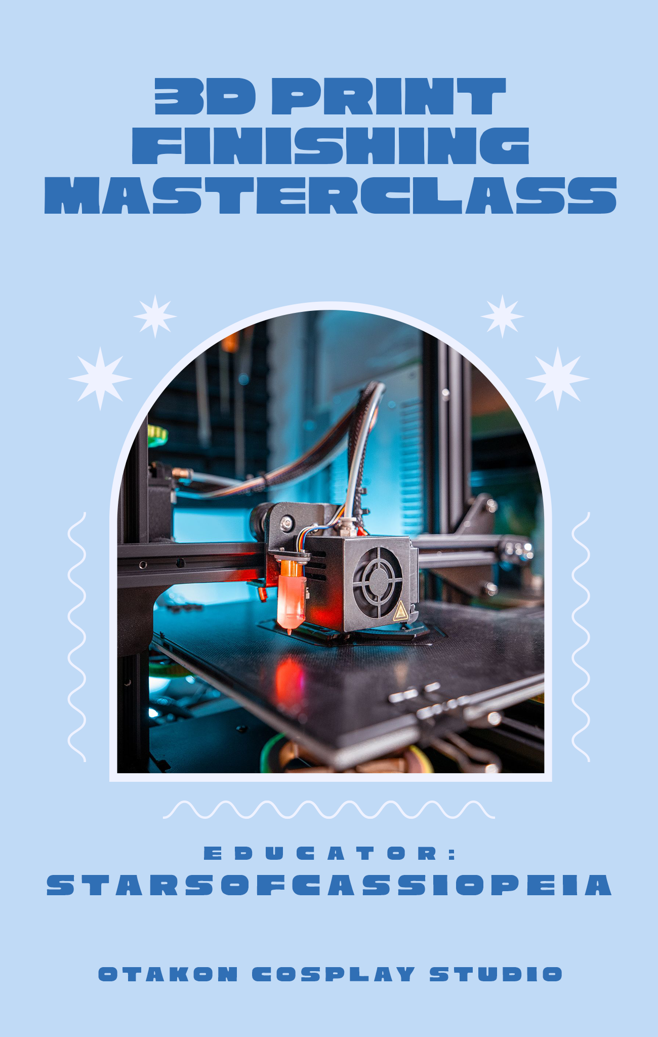 CLASS AT OTAKON // 3D Print Finishing Masterclass
