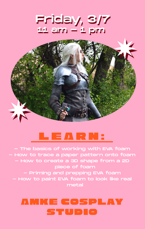 AMKE CLASS // Intro to Foamsmithing: Create a Faux Armor Pauldron