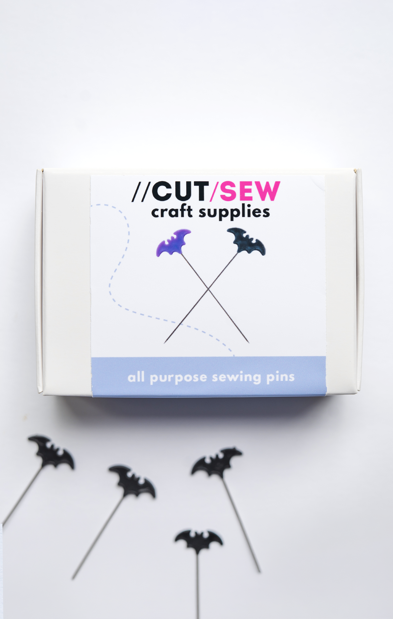 Gothique Bat Sewing Pins