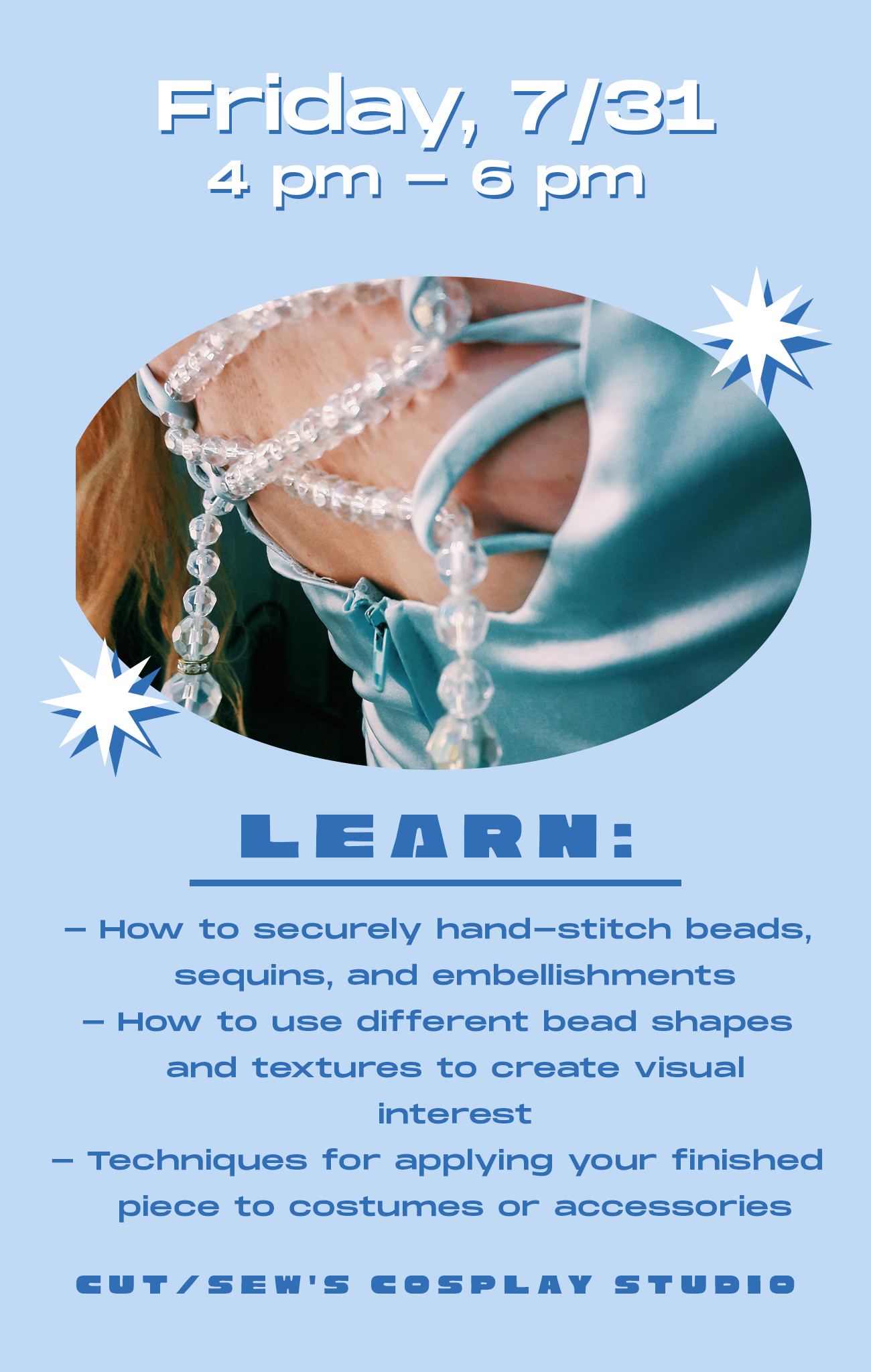 OTAKON CLASS // Beading & Embellishment for Cosplay
