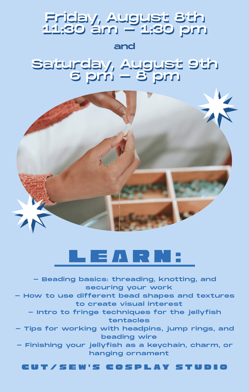 CLASS AT OTAKON // Beading for Beginners