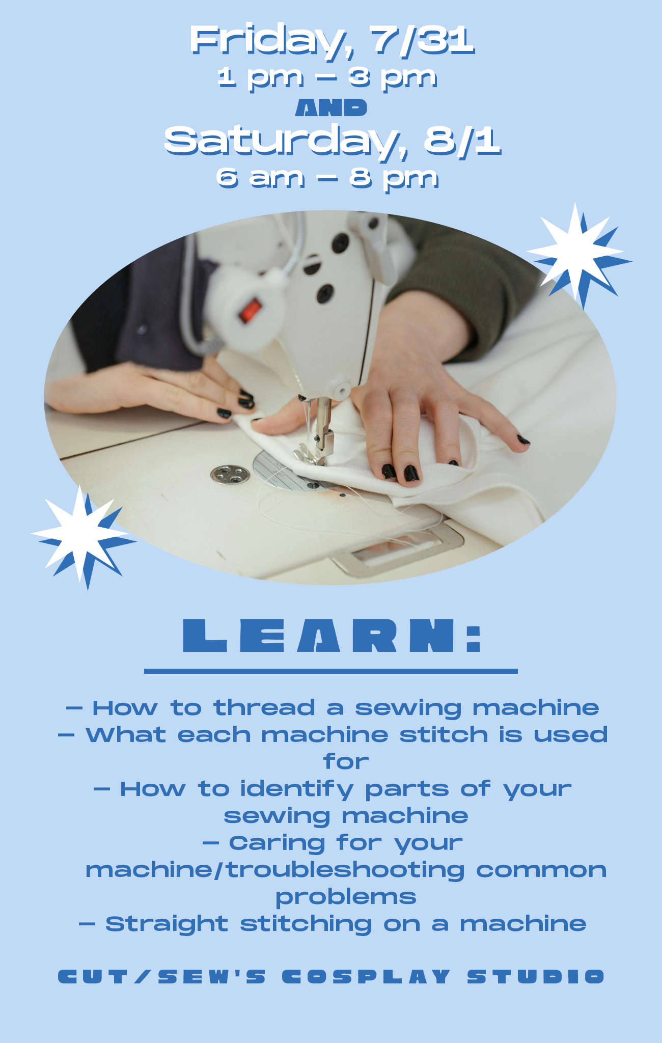 OTAKON CLASS // Sewing for Absolute Beginners