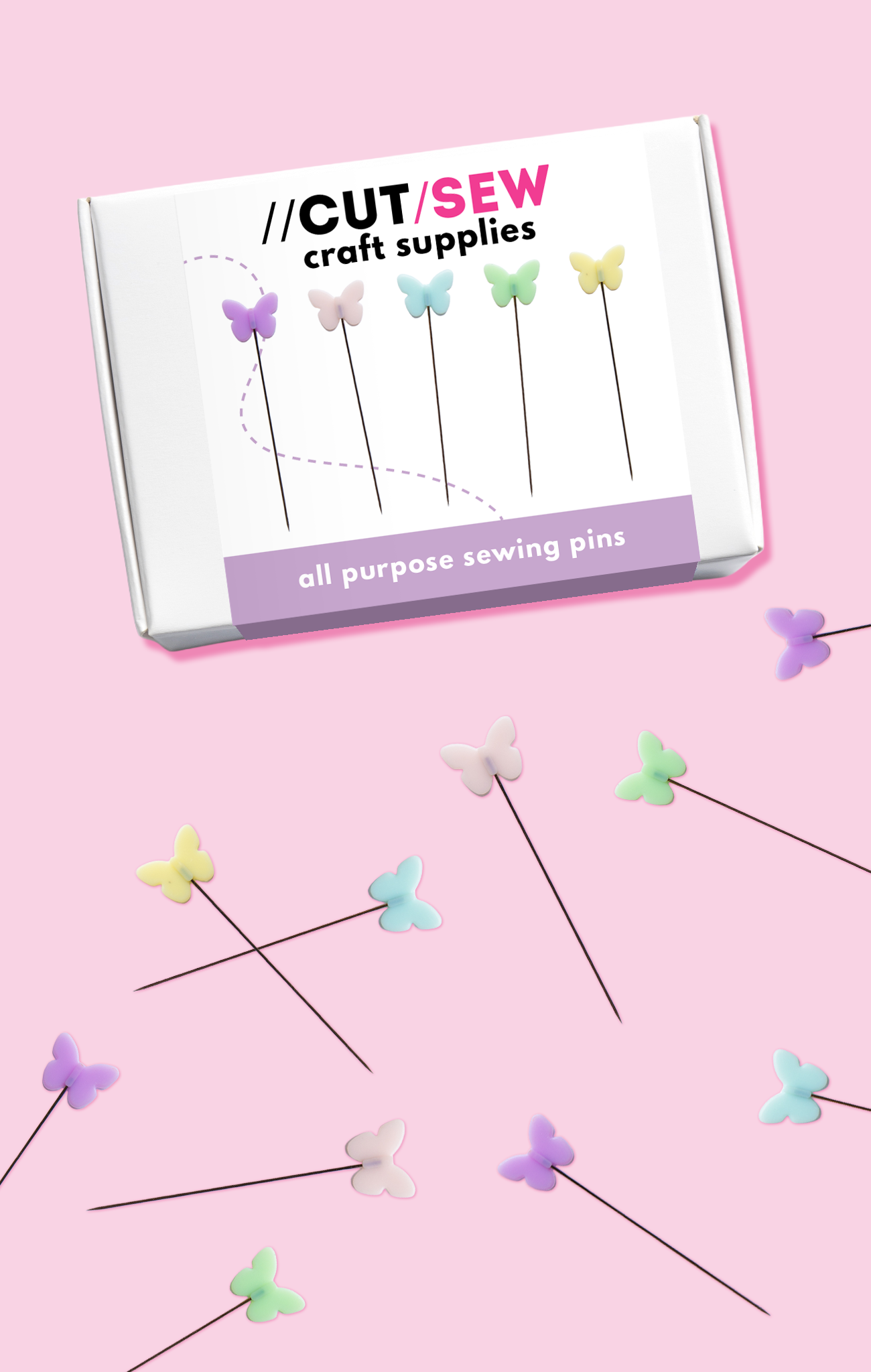 Butterfly Sewing Pins