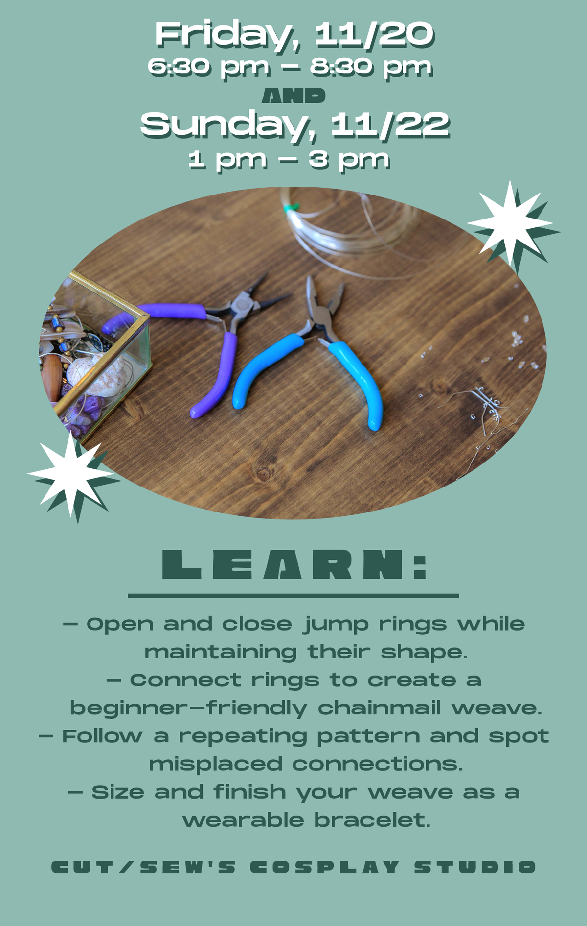 COLOSSAL CLASS // Intro to Chainmail: Make a Bracelet