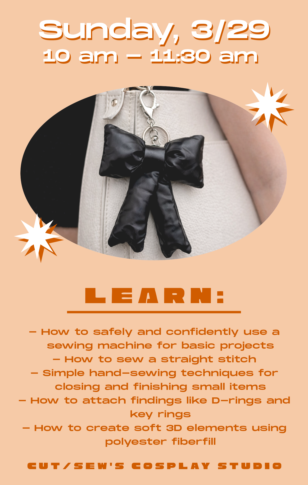 ANIME DETOUR // Beginner Sewing: Make a Bow Bag Charm