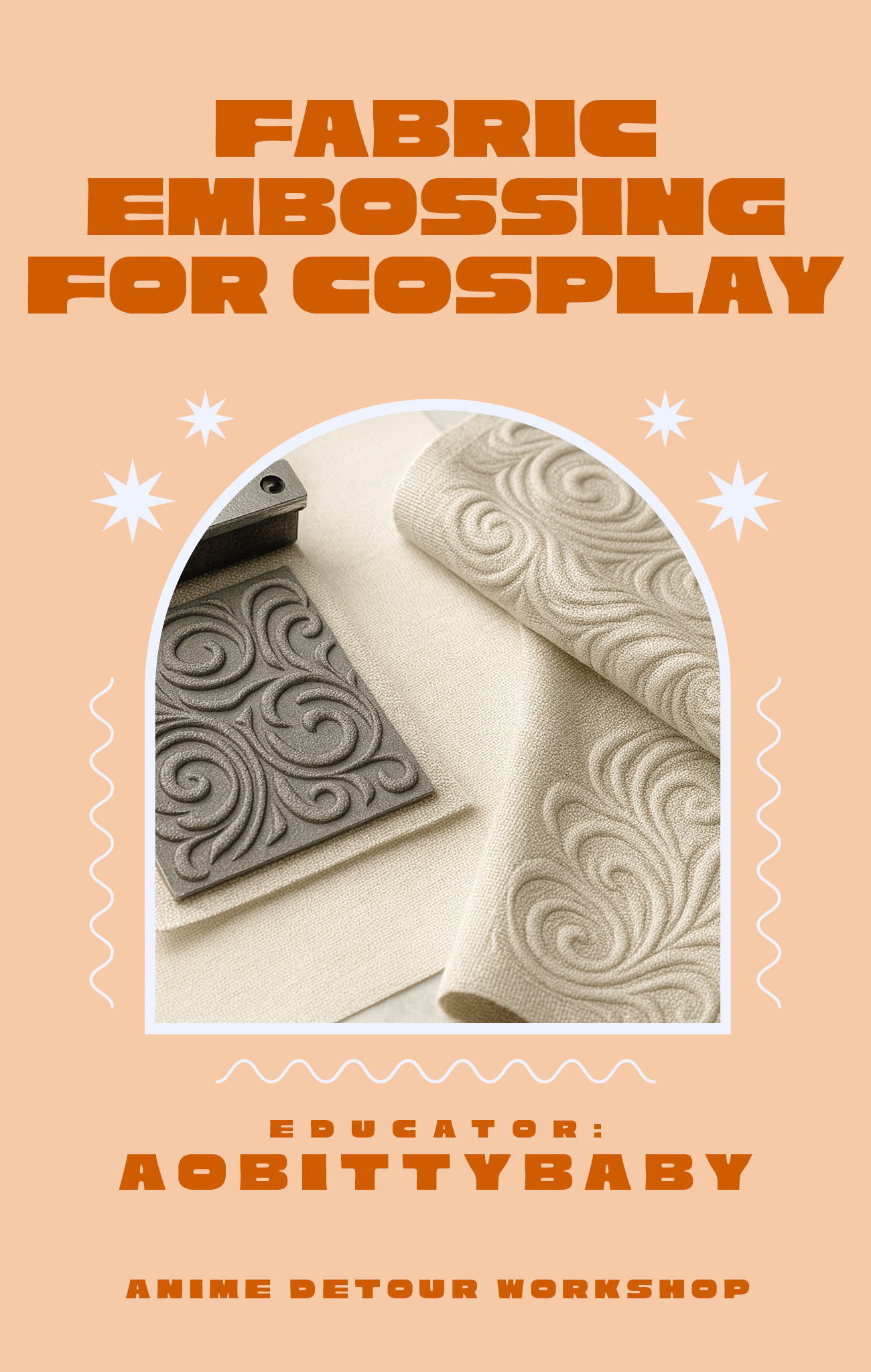 ANIME DETOUR // Fabric Embossing for Cosplay