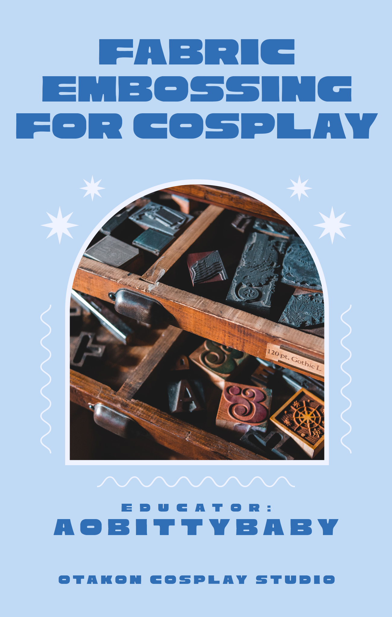 OTAKON CLASS // Fabric Embossing for Cosplay