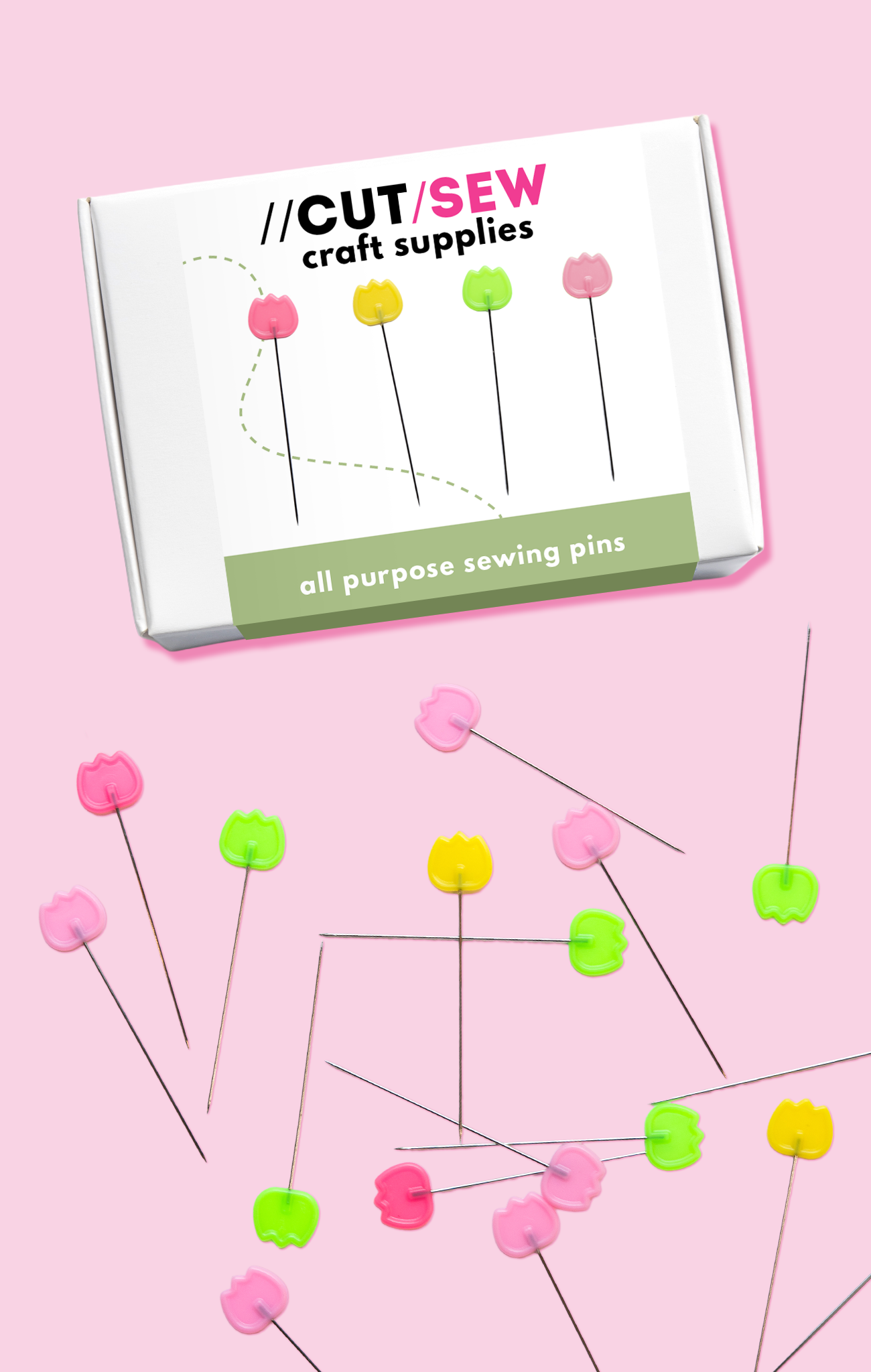 Fleur Sewing Pins