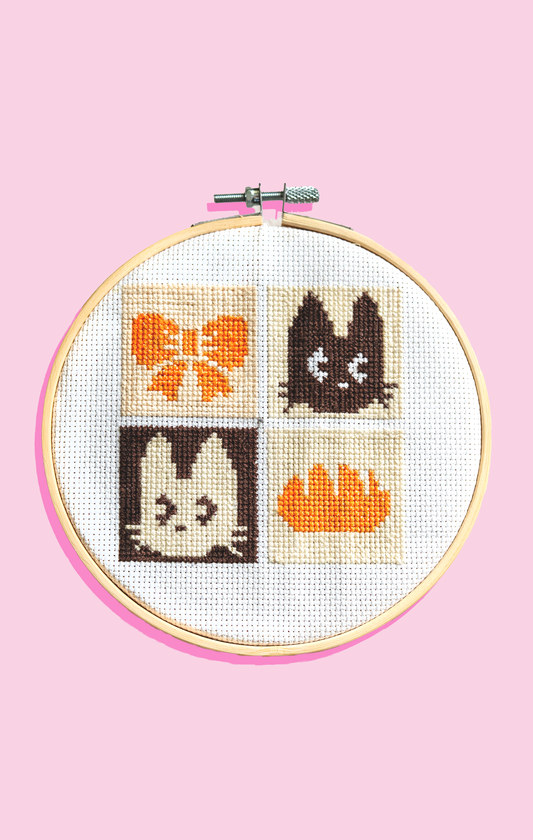 CRA/FTS // JIJI 6" Digital Cross Stitch Pattern