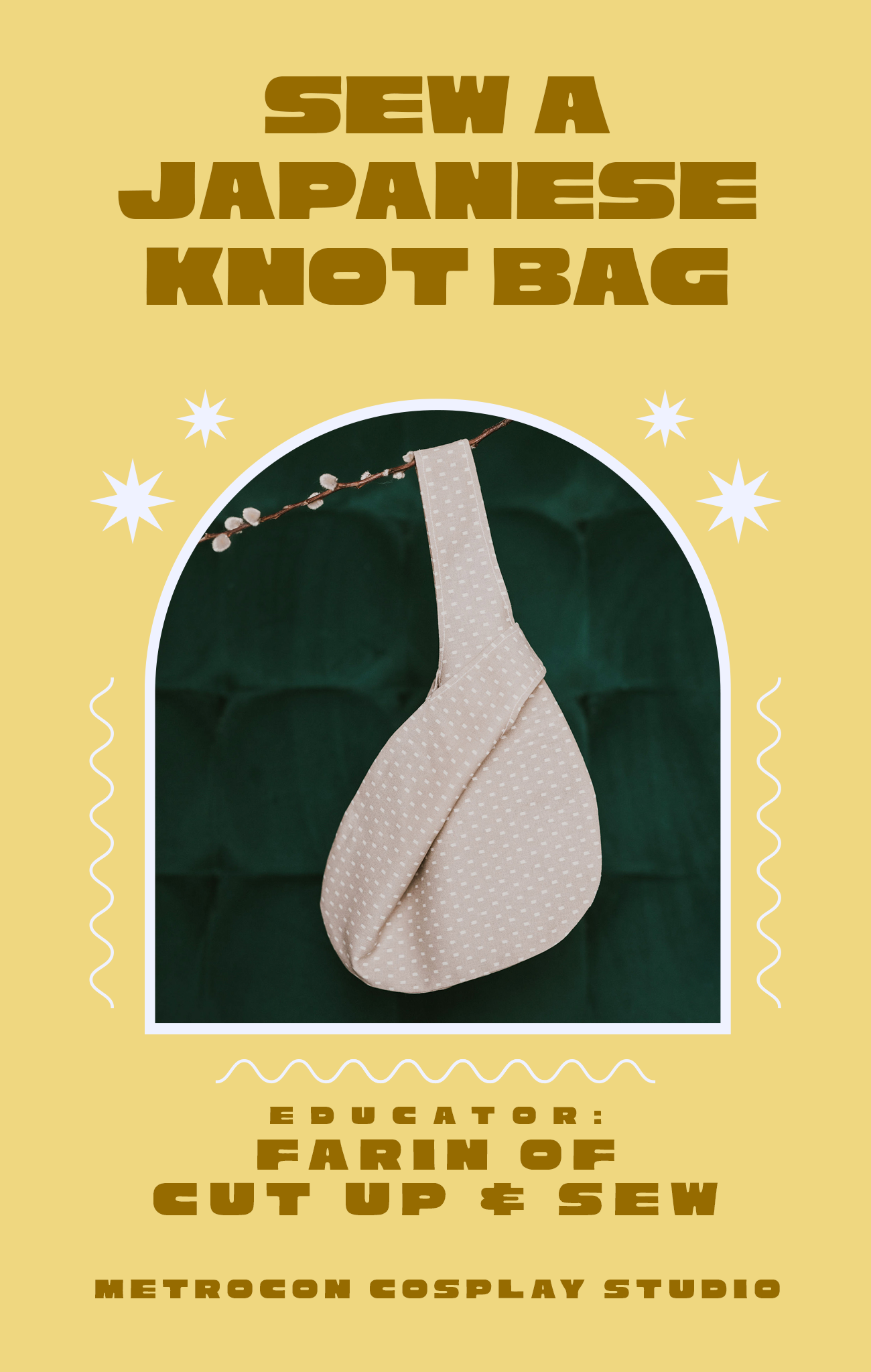 METRO CLASS // Sew a Japanese Knot Bag
