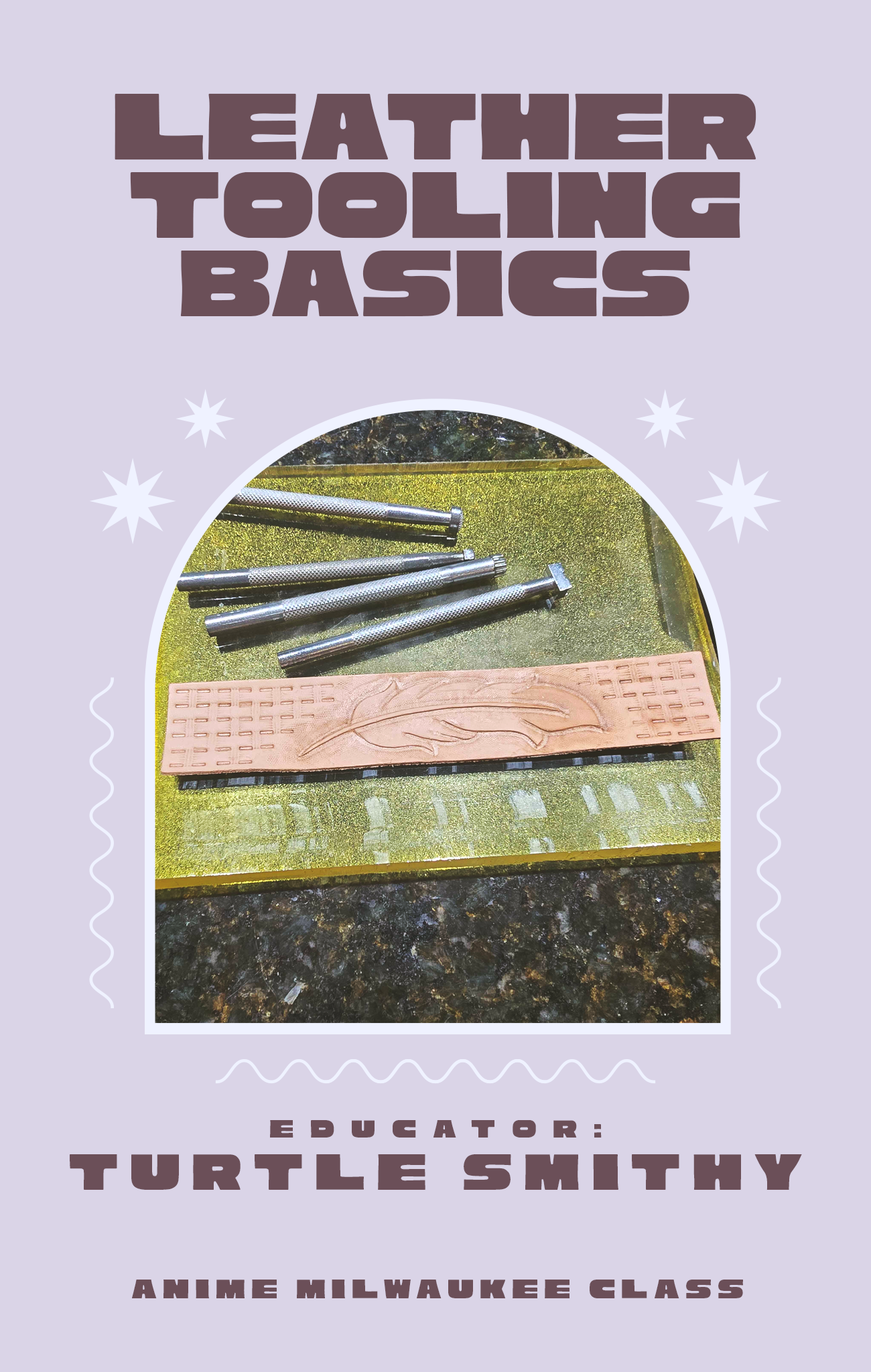 AMKE CLASS // Leather Tooling Basics