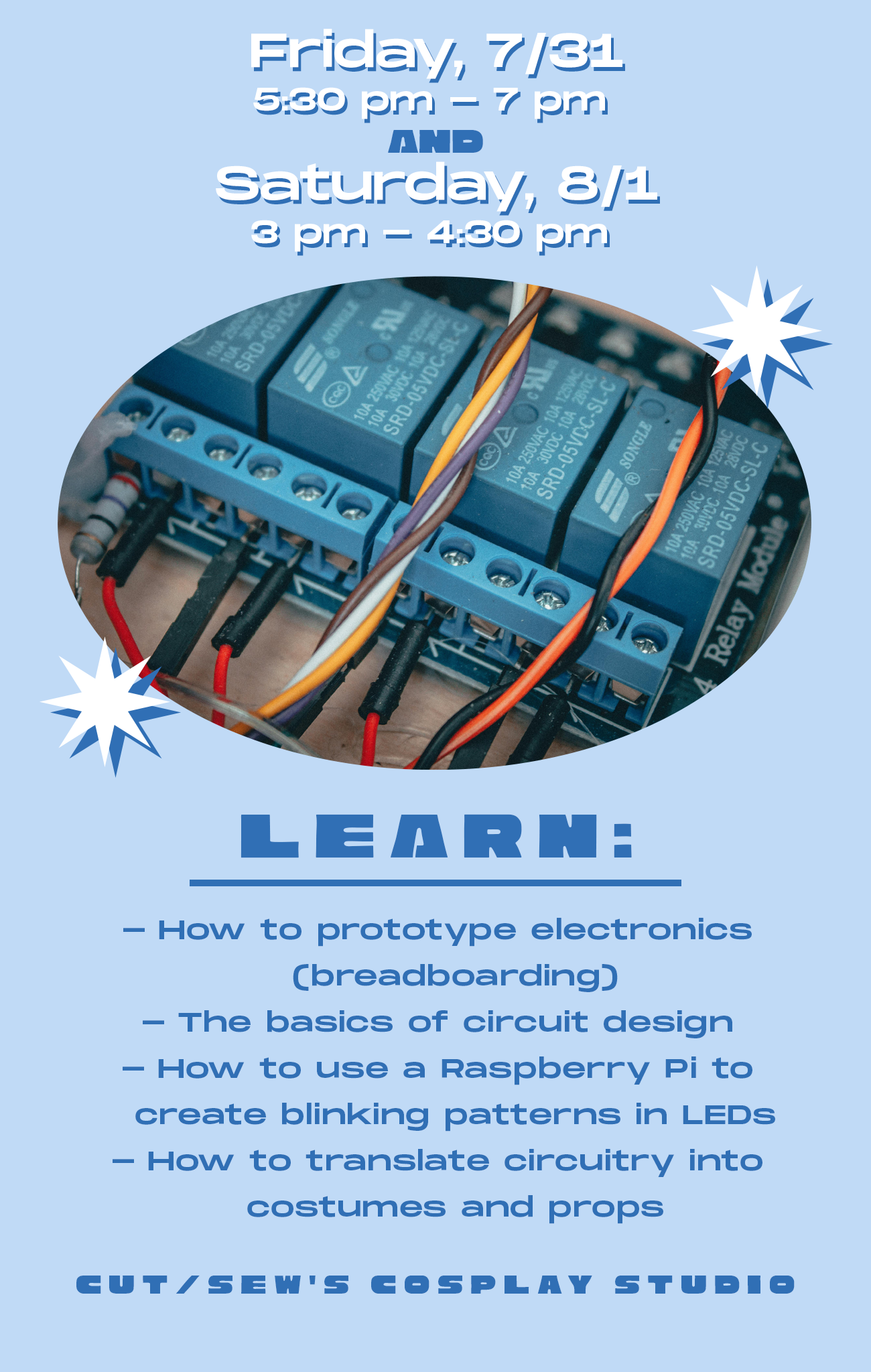 OTAKON CLASS // Intro to LEDs, Breadboarding, & Raspberry Pi