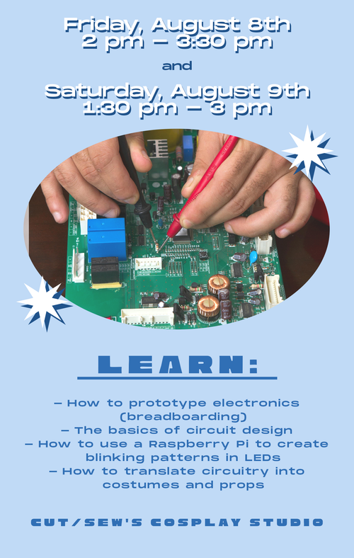 CLASS AT OTAKON // Intro to LEDs, Breadboarding, & Raspberry Pi