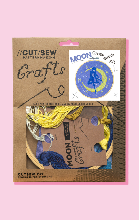 CRA/FTS // MOON Cross Stitch Kit
