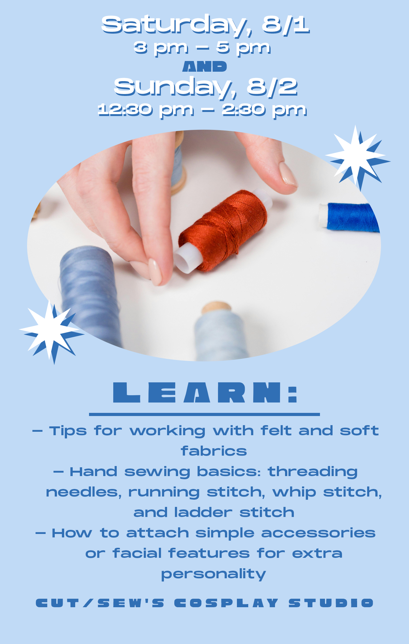 OTAKON CLASS // Hand Sewing 101: Sew a Plushie