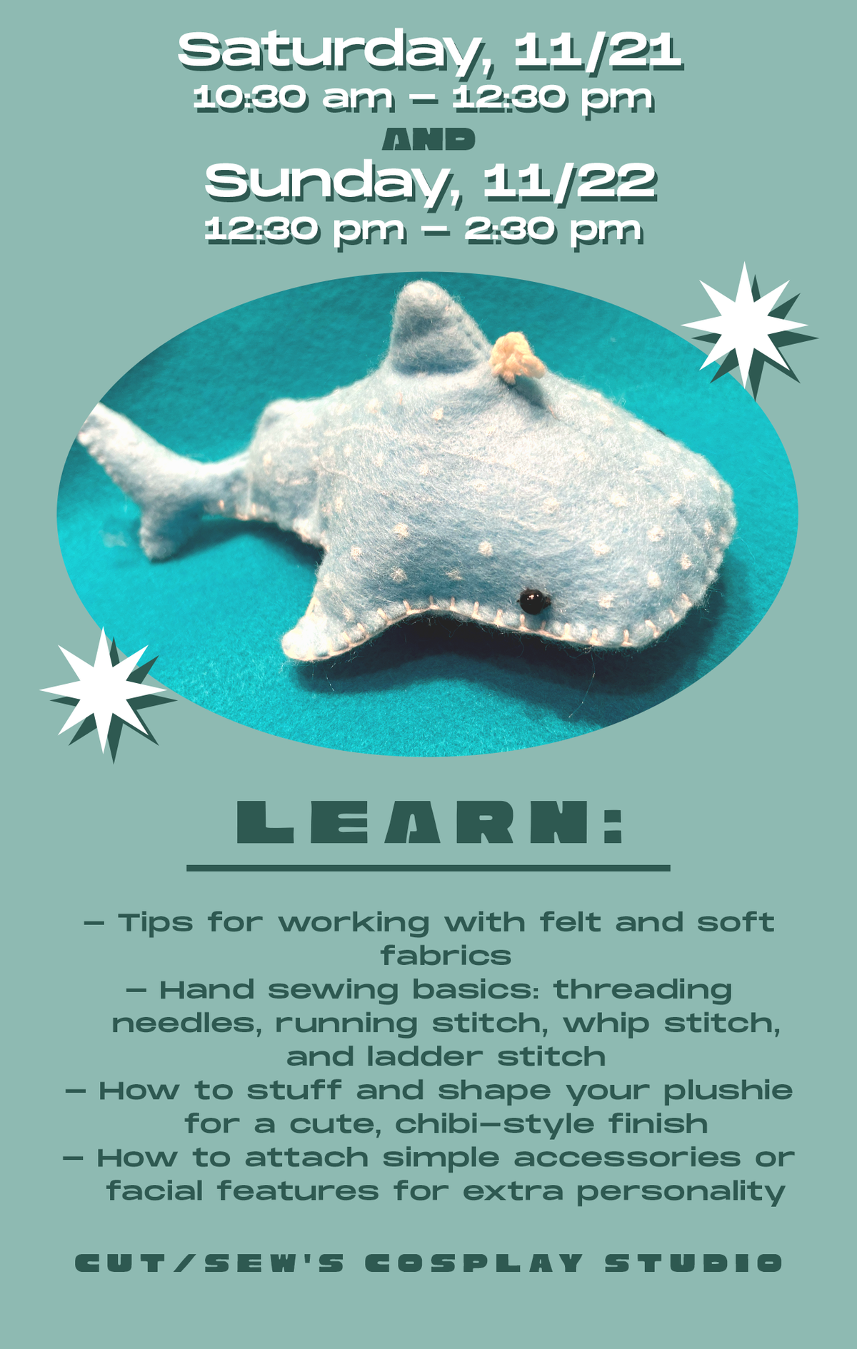 COLOSSAL CLASS // Hand Sewing 101: Sew a Plushie