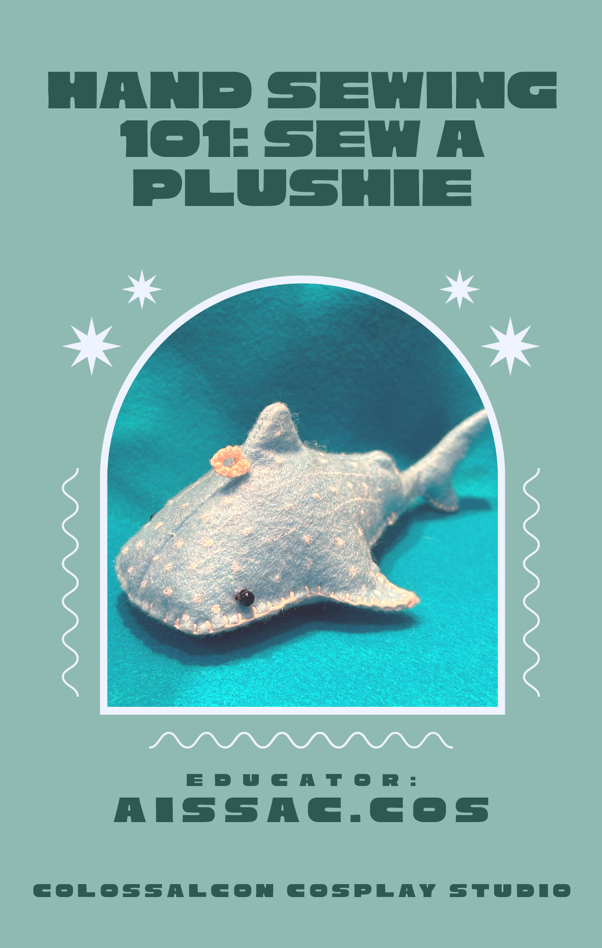 COLOSSAL CLASS // Hand Sewing 101: Sew a Plushie
