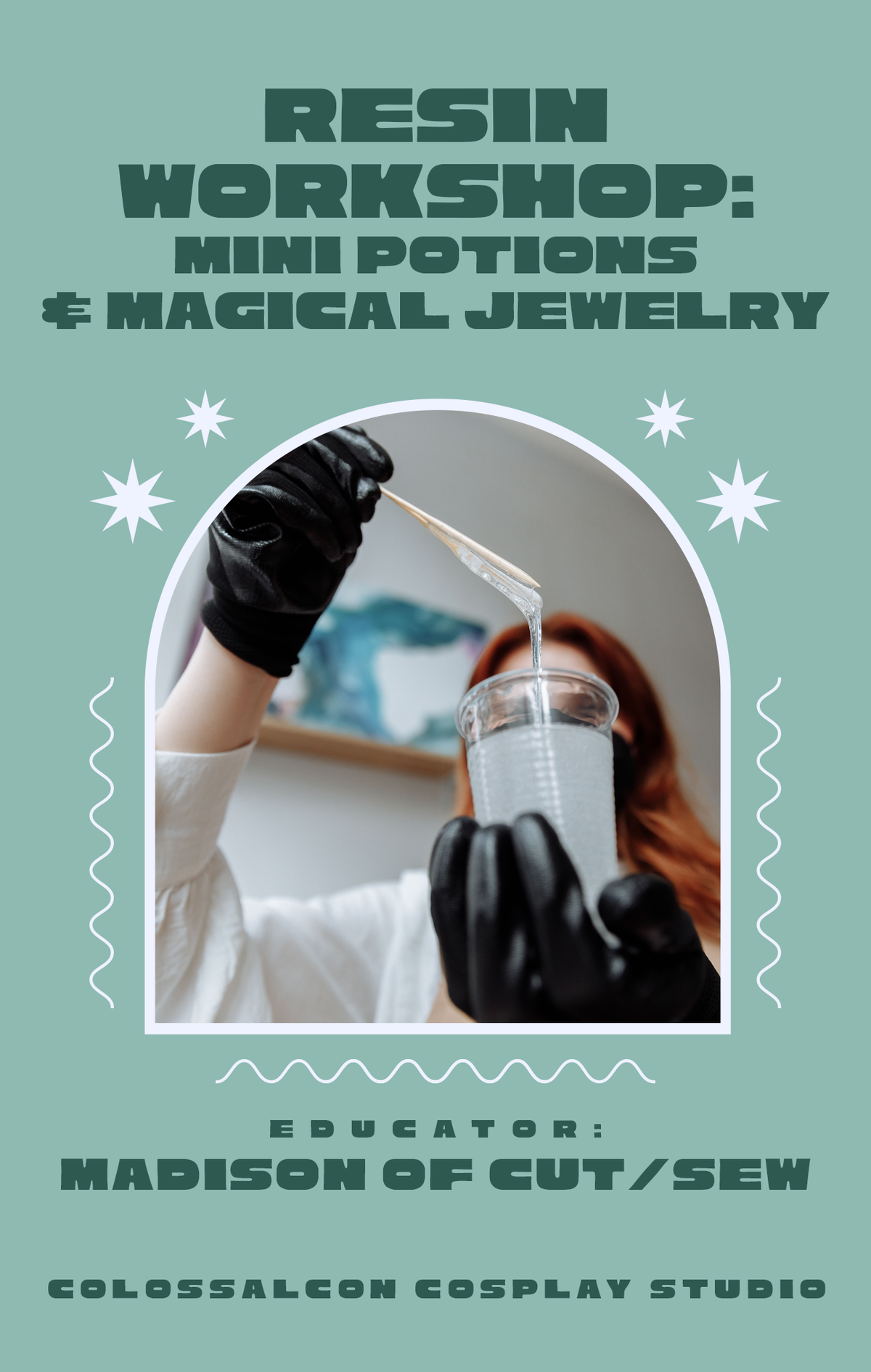 COLOSSAL CLASS // Resin Crafting Workshop: Mini Potions & Magical Jewelry