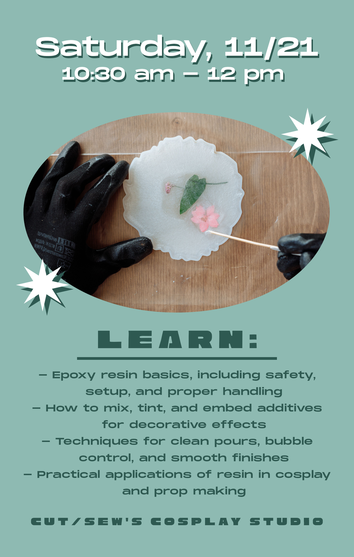 COLOSSAL CLASS // Resin Crafting Workshop: Mini Potions & Magical Jewelry