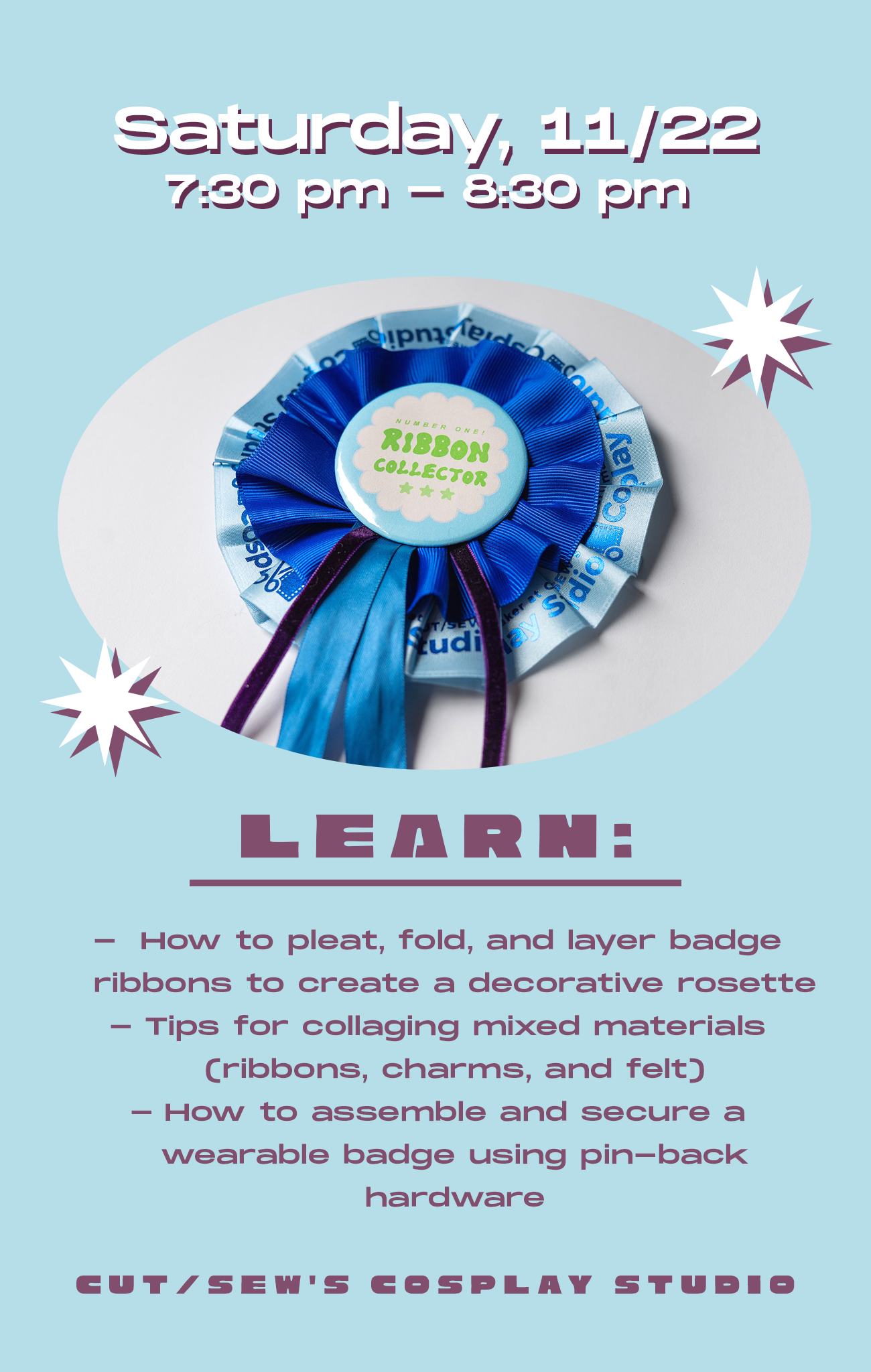 COLOSSAL CLASS // Con Ribbon Rosette Crafting