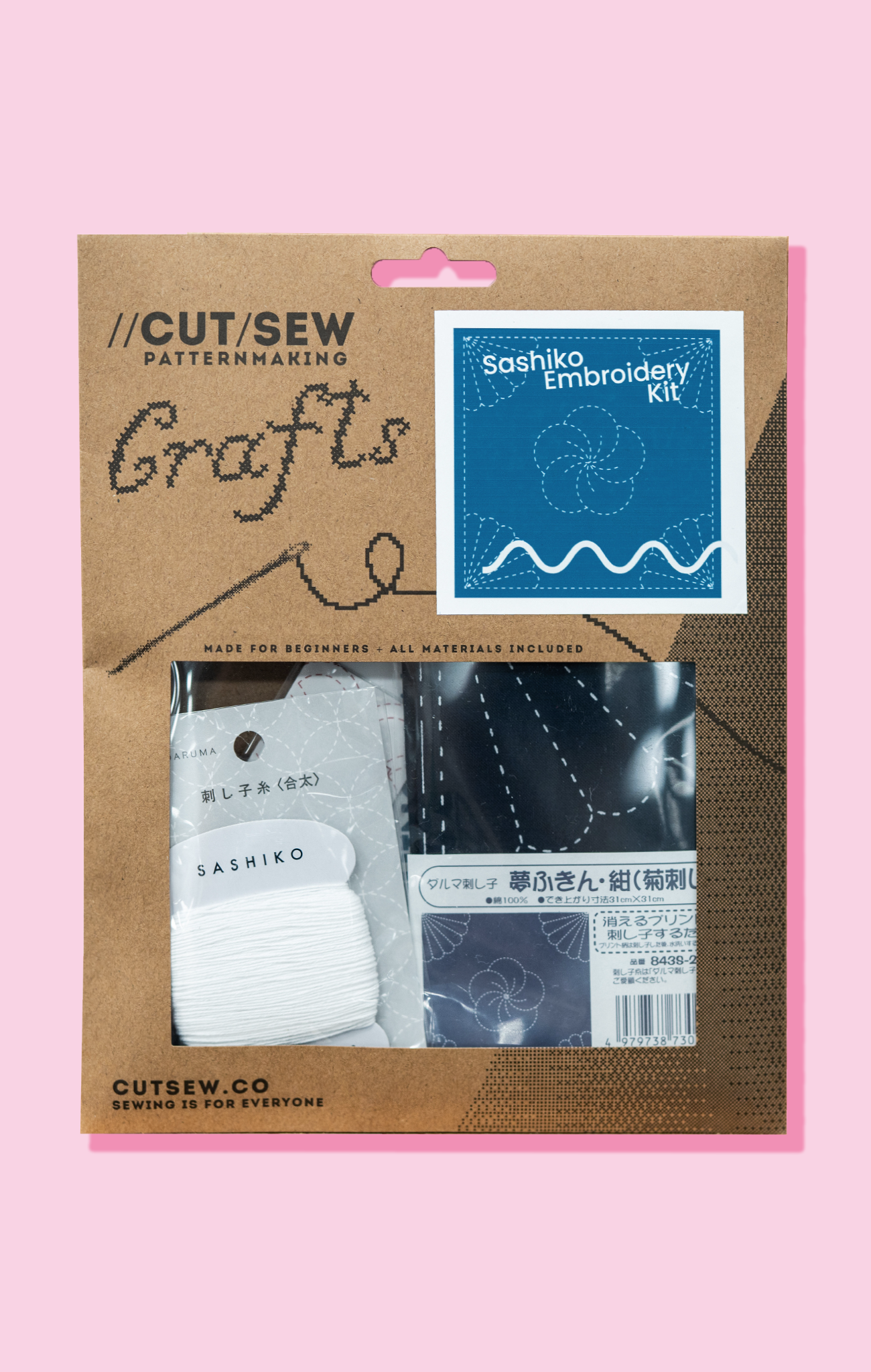 CRA/FTS // SAKURA Sashiko Embroidery Kit