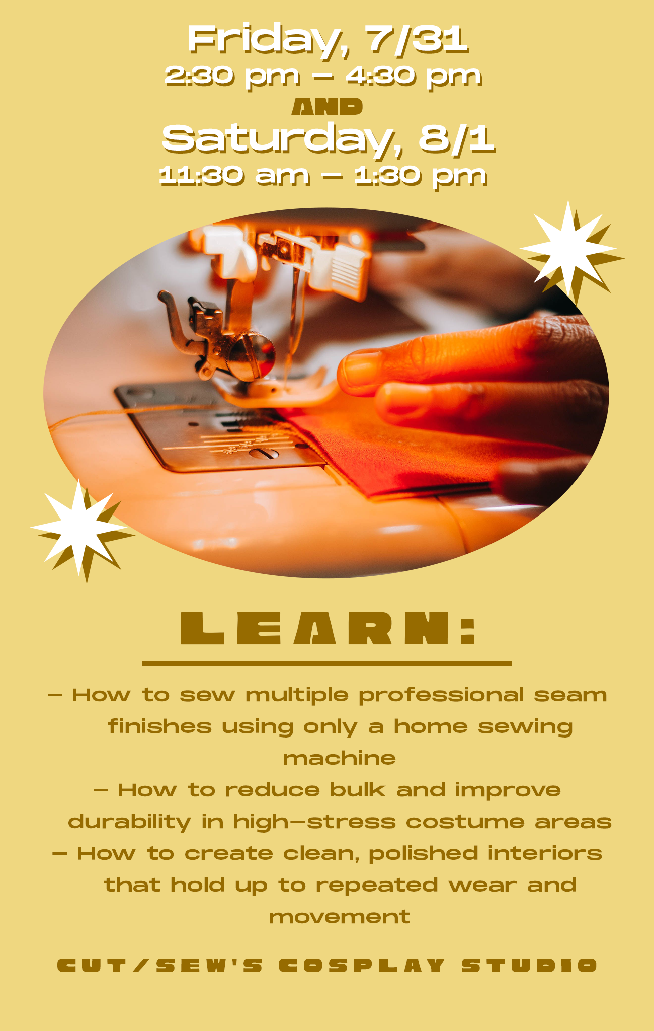 METRO CLASS // Advanced Seam Finishes