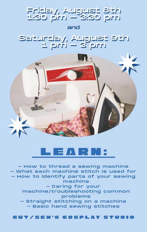 CLASS AT OTAKON // Sewing for Absolute Beginners