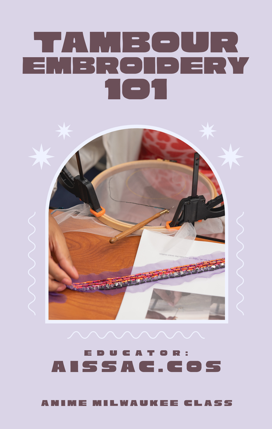 AMKE CLASS // Tambour Embroidery 101