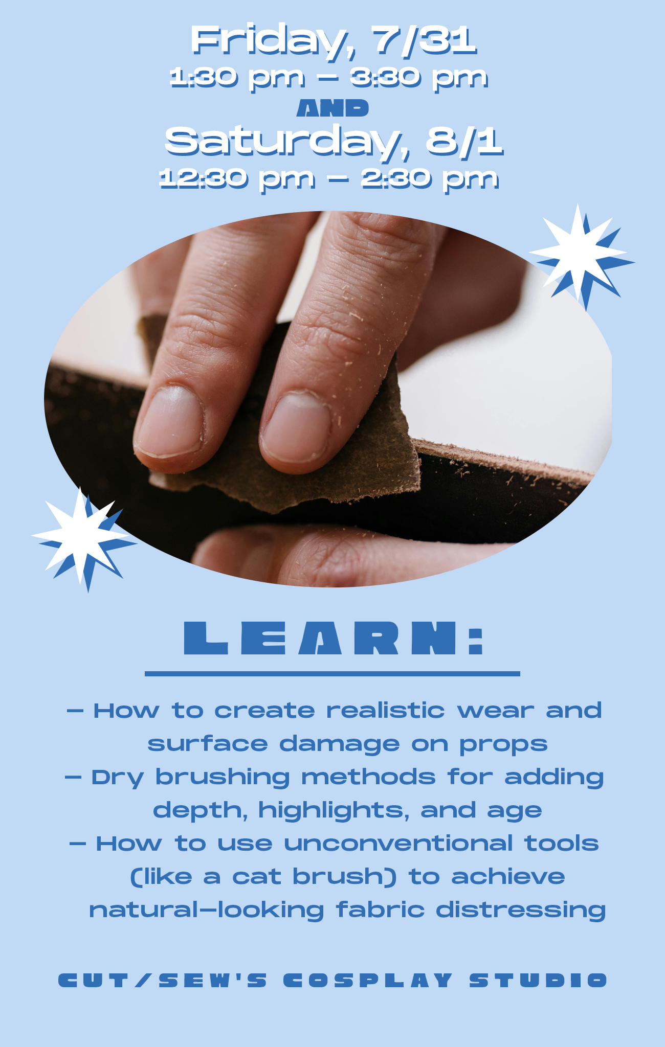 OTAKON CLASS // Cosplay Weathering for Beginners