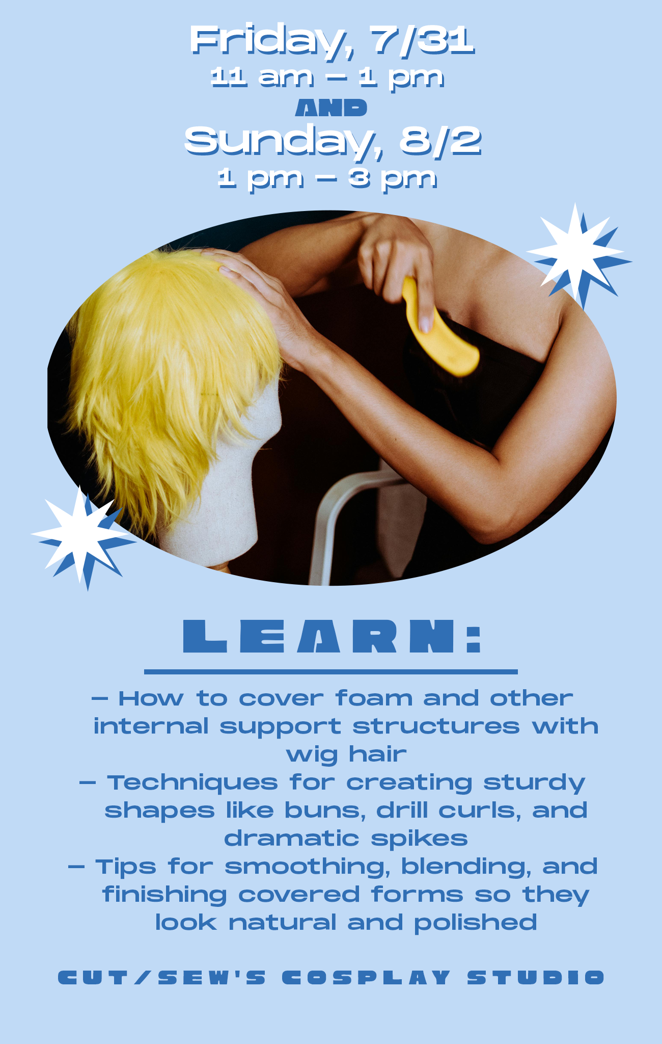 OTAKON CLASS // Wig Workshop: Covering Forms
