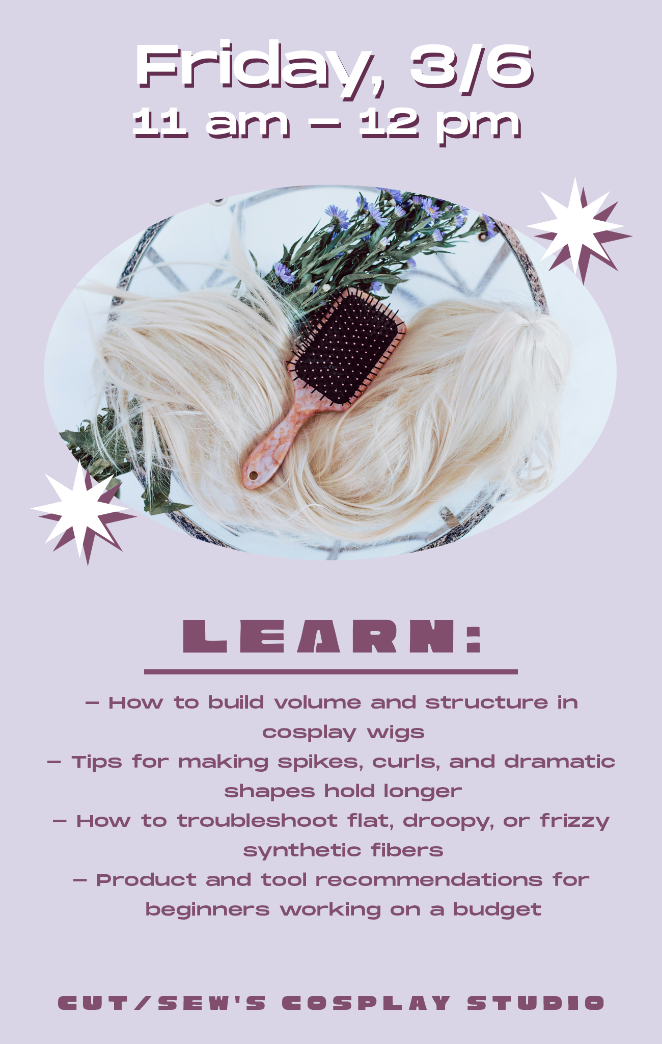 AMKE PANEL // Wig Styling 101: Tips & Tricks for Standout Cosplay Wigs