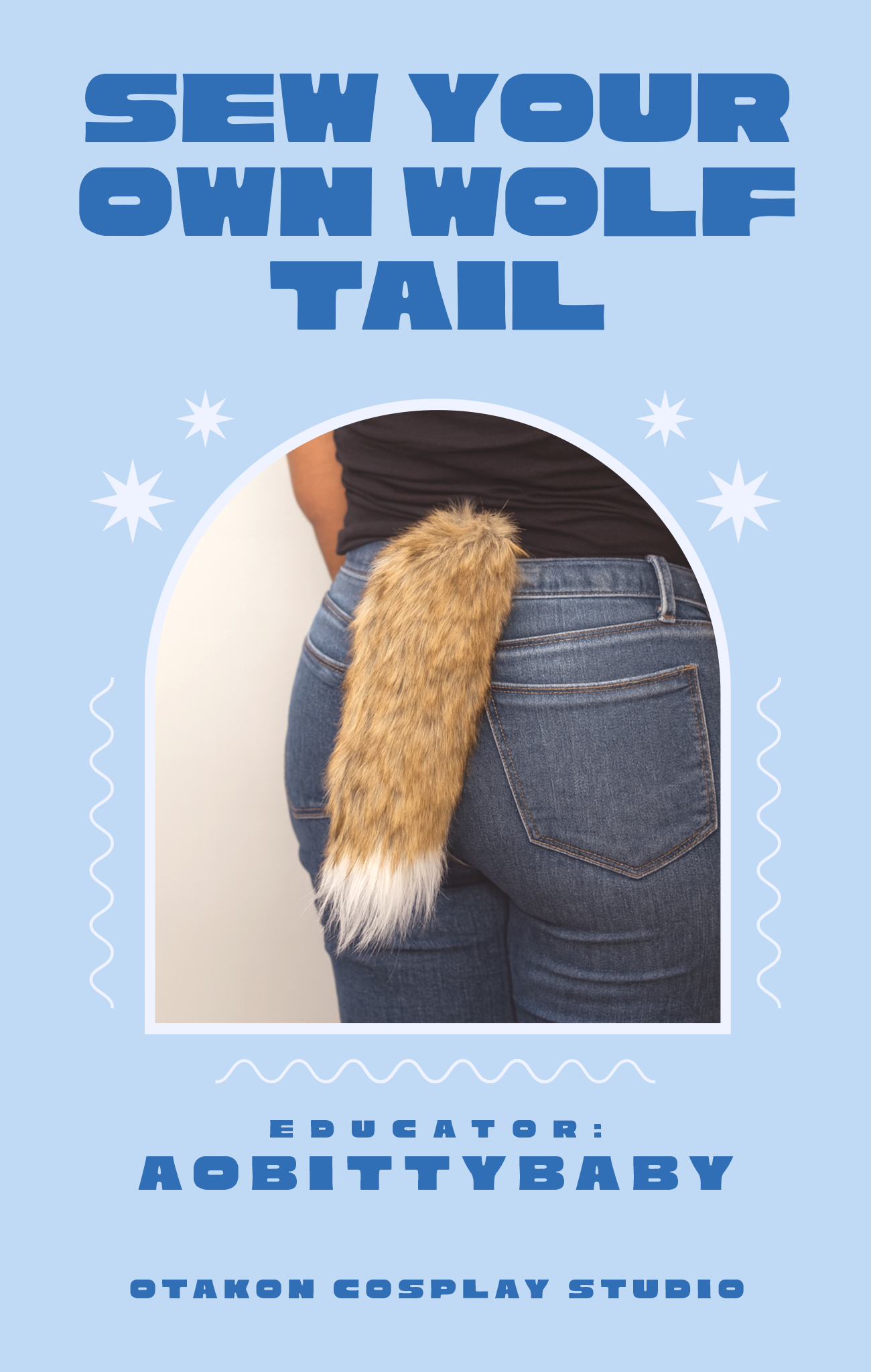 OTAKON CLASS // Sew Your Own Wolf Tail