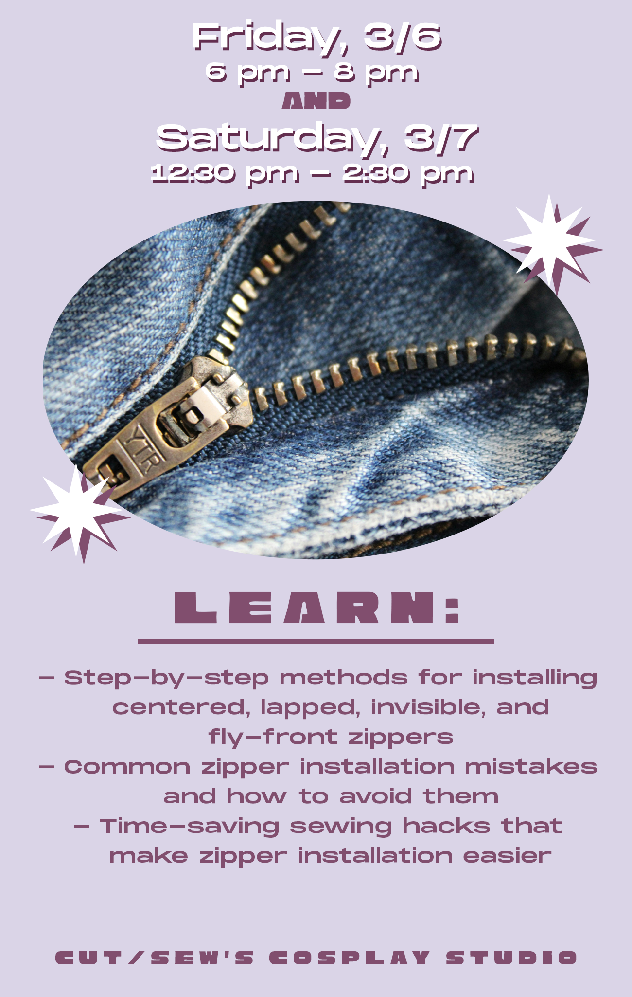 AMKE CLASS // Sewing 101: Zipper Fundamentals