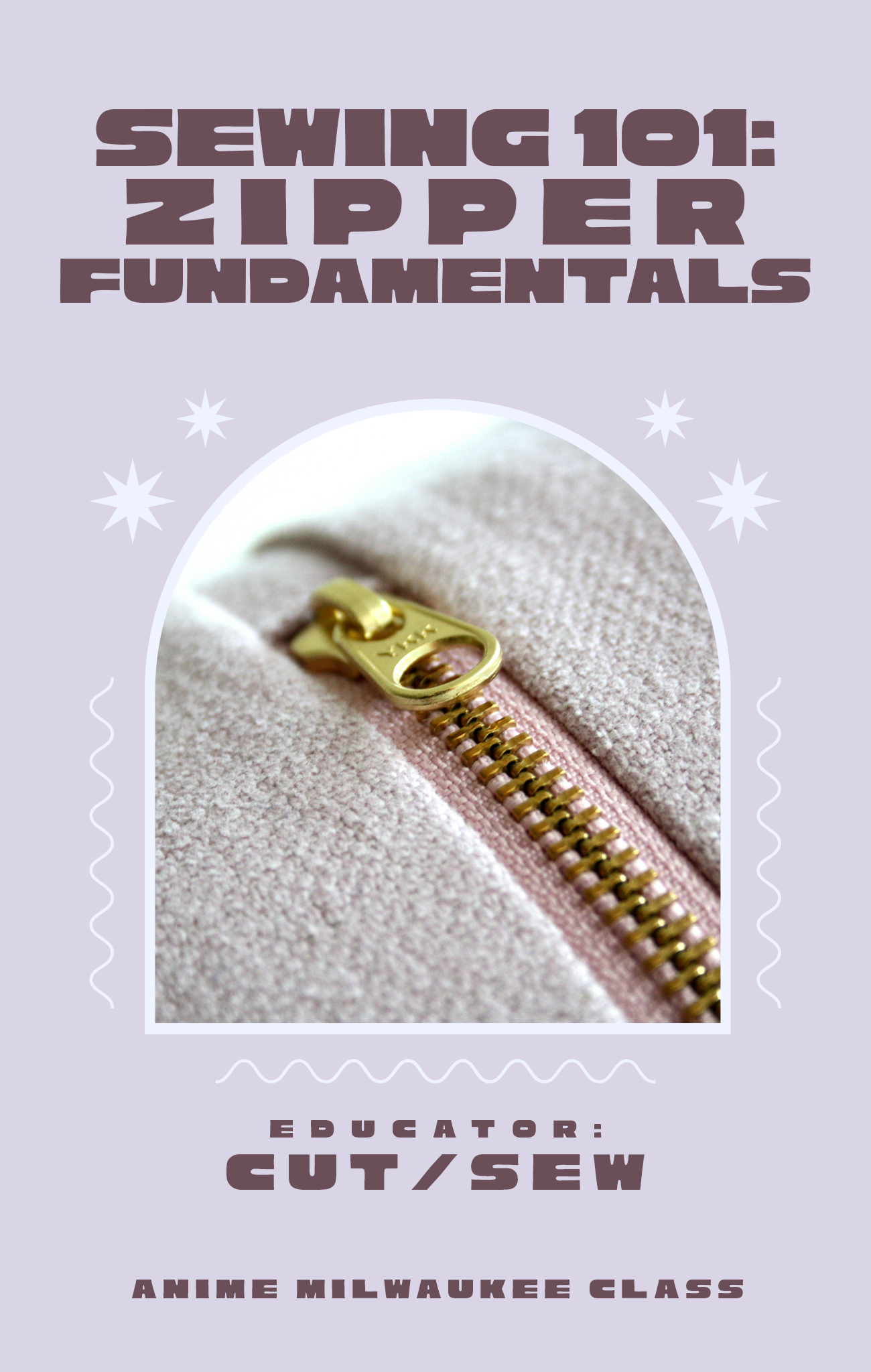 AMKE CLASS // Sewing 101: Zipper Fundamentals