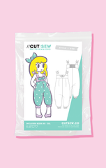 CUT/SEW Beginner Friendly Romper Sewing Pattern