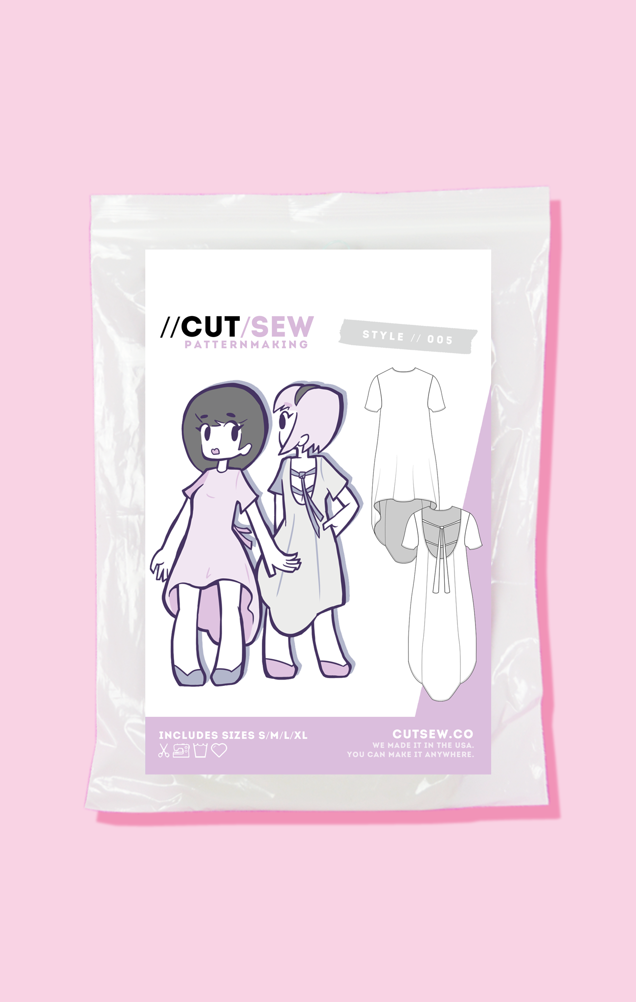 Beginner Friendly Shirt Dress Sewing Pattern