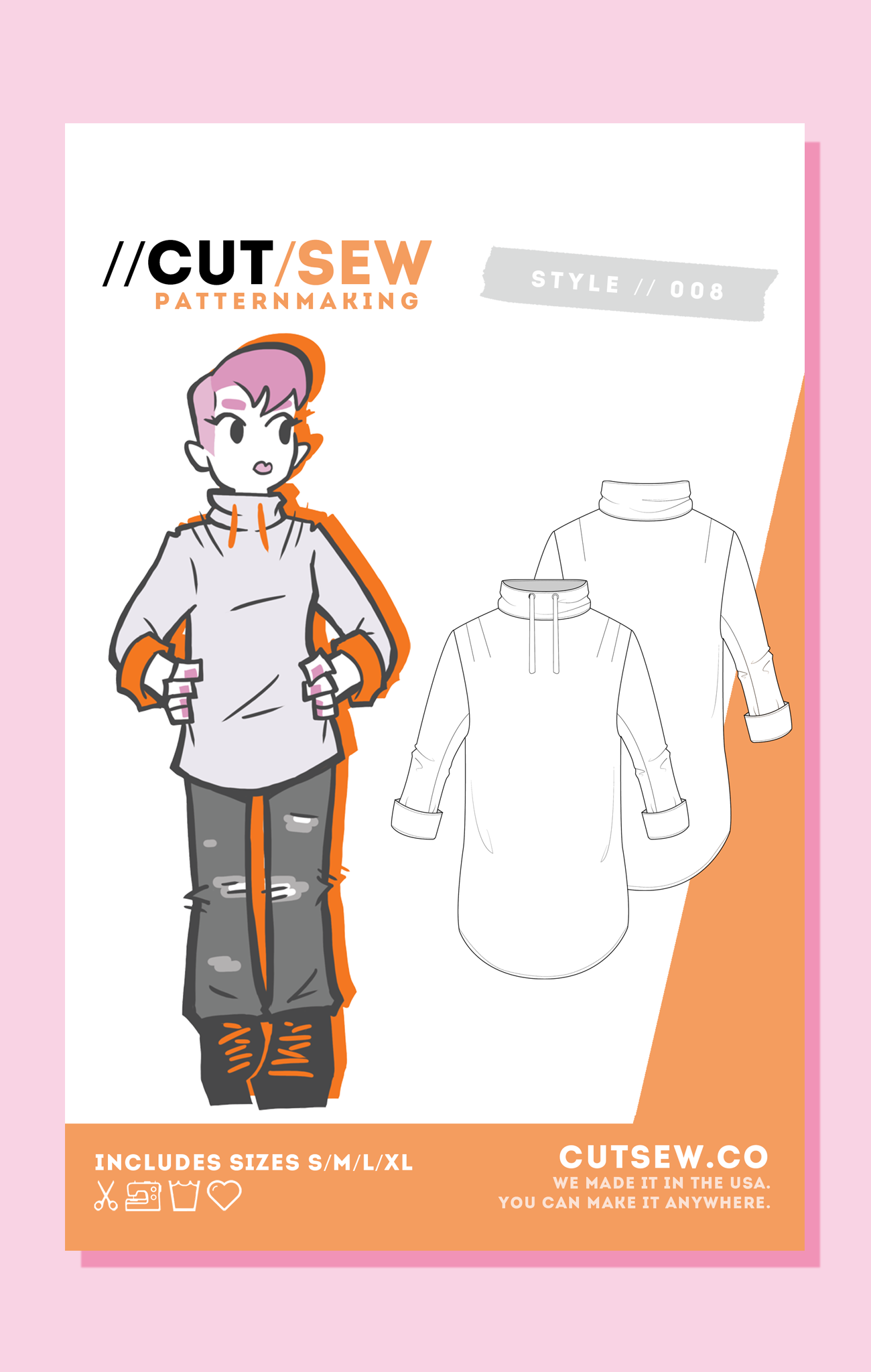 Beginner Friendly Sweatshirt Sewing Pattern