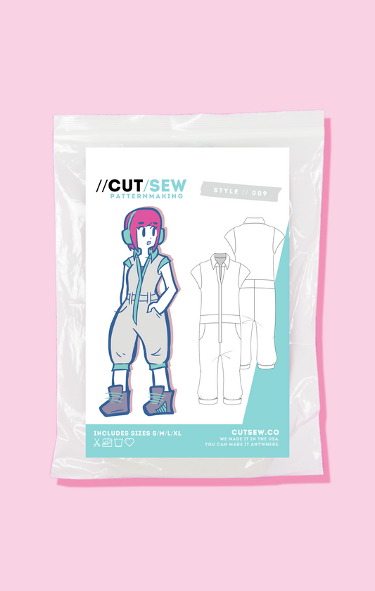 Beginner Friendly Flight Suit Jumpsuit Sewing Pattern